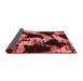 Abstract Red Modern Area Rugs