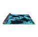 Sideview of Abstract Light Blue Modern Rug, abs756lblu