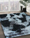 Abstract Columbia Blue Modern Rug in Family Room, abs756