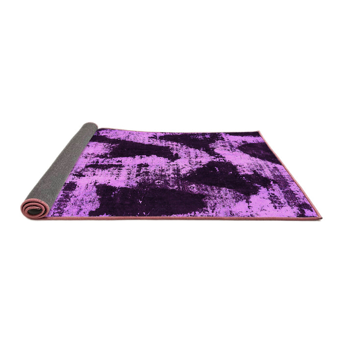 Sideview of Abstract Pink Modern Rug, abs756pnk