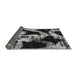 Sideview of Abstract Gray Modern Rug, abs756gry