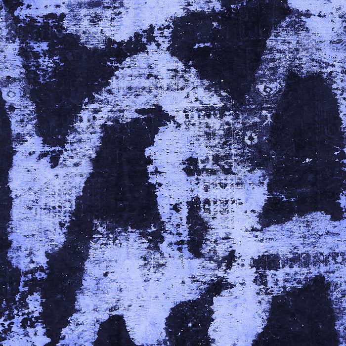 Machine Washable Abstract Blue Modern Rug, wshabs756blu