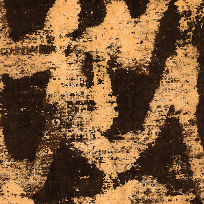 Abstract Orange Modern Rug, abs756org