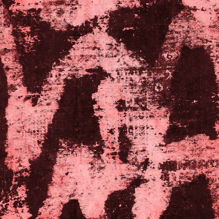 Machine Washable Abstract Red Modern Rug, wshabs756red