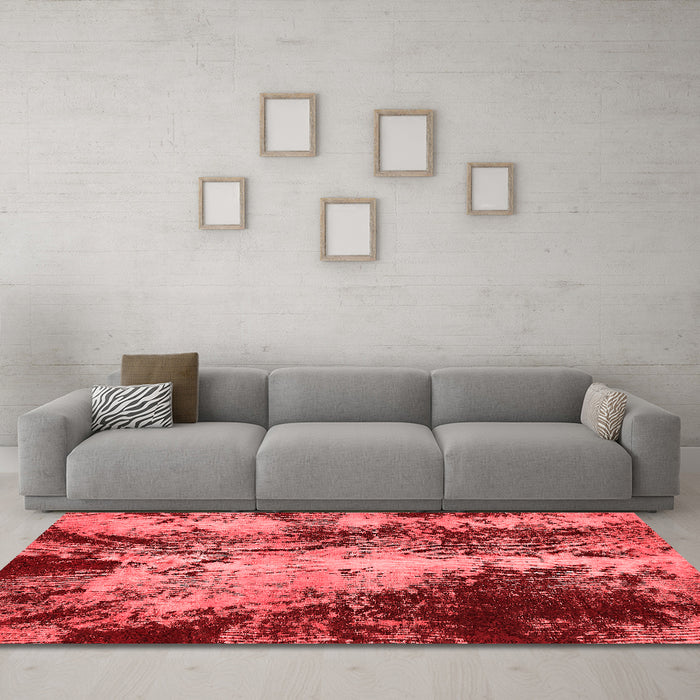 Traditional Red Washable Rugs