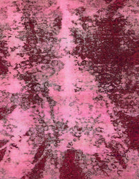 Machine Washable Abstract Hot Pink Rug, wshabs757