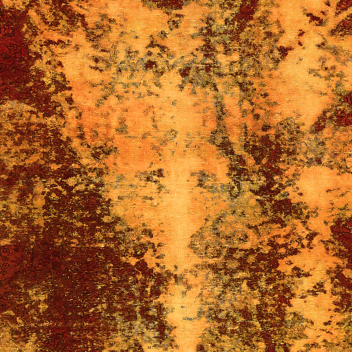 Machine Washable Oriental Yellow Traditional Rug, wshabs757yw