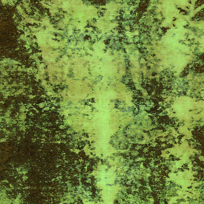 Machine Washable Oriental Green Traditional Area Rugs, wshabs757grn