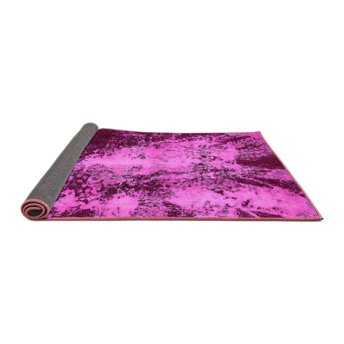 Sideview of Oriental Pink Traditional Rug, abs757pnk
