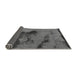 Sideview of Abstract Gray Modern Rug, abs758gry