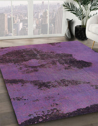 Abstract Lilac Purple Modern Rug, abs758