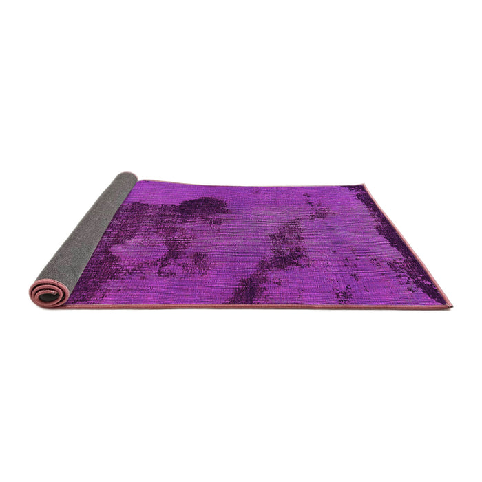 Sideview of Abstract Pink Modern Rug, abs758pnk