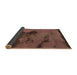 Sideview of Abstract Brown Modern Rug, abs758brn