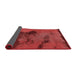 Abstract Red Modern Area Rugs