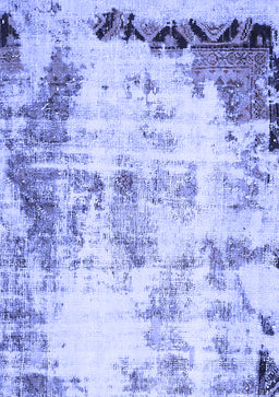 Abstract Blue Modern Rug, abs759blu