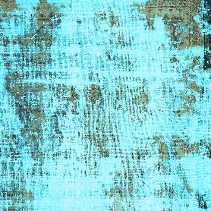 Abstract Light Blue Modern Rug, abs759lblu