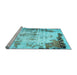 Sideview of Machine Washable Abstract Light Blue Modern Rug, wshabs759lblu