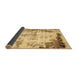 Sideview of Abstract Brown Modern Rug, abs759brn