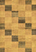 Checkered Brown Modern Rug, abs75brn