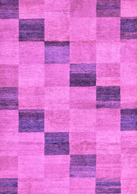 Checkered Purple Modern Rug, abs75pur