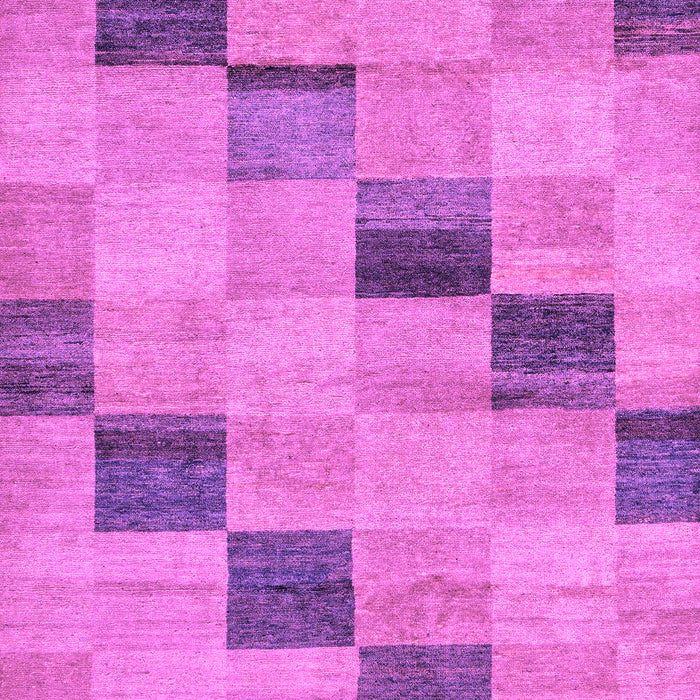 Checkered Purple Modern Rug, abs75pur