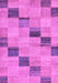 Machine Washable Checkered Purple Modern Area Rugs, wshabs75pur