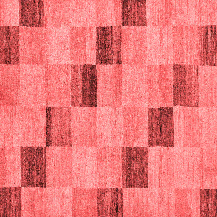 Checkered Red Modern Rug, abs75red