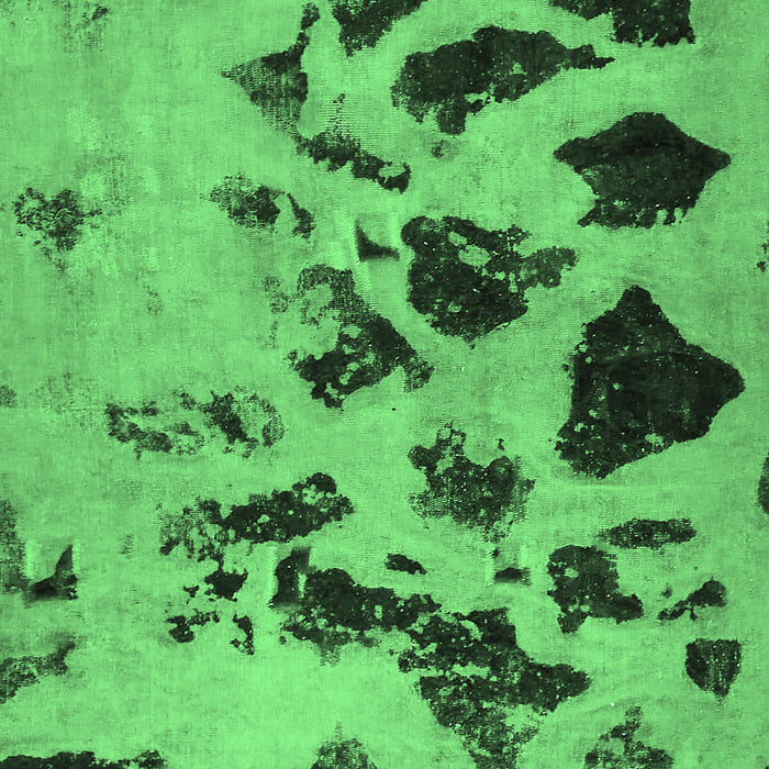 Machine Washable Abstract Emerald Green Modern Area Rugs, wshabs760emgrn