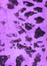 Machine Washable Abstract Purple Modern Area Rugs, wshabs760pur