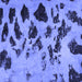 Square Machine Washable Abstract Blue Modern Rug, wshabs760blu