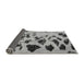 Sideview of Abstract Gray Modern Rug, abs760gry