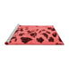 Modern Red Washable Rugs