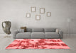 Modern Red Washable Rugs