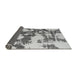 Sideview of Abstract Gray Modern Rug, abs761gry