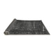 Sideview of Abstract Gray Modern Rug, abs762gry