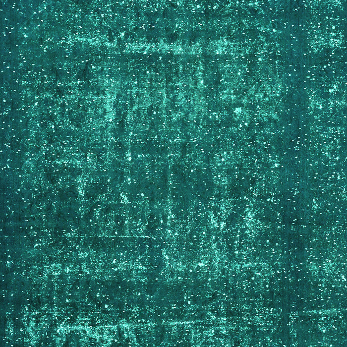 Machine Washable Abstract Turquoise Modern Area Rugs, wshabs762turq