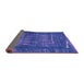 Sideview of Abstract Purple Modern Rug, abs762pur