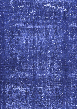 Abstract Blue Modern Rug, abs762blu