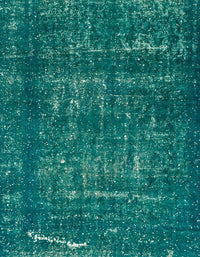 Machine Washable Abstract Teal Green Rug, wshabs762