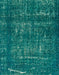 Abstract Teal Green Modern Rug, abs762