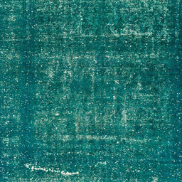 Square Abstract Teal Green Modern Rug, abs762
