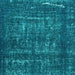 Square Abstract Light Blue Modern Rug, abs762lblu