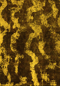 Abstract Yellow Modern Rug, abs763yw