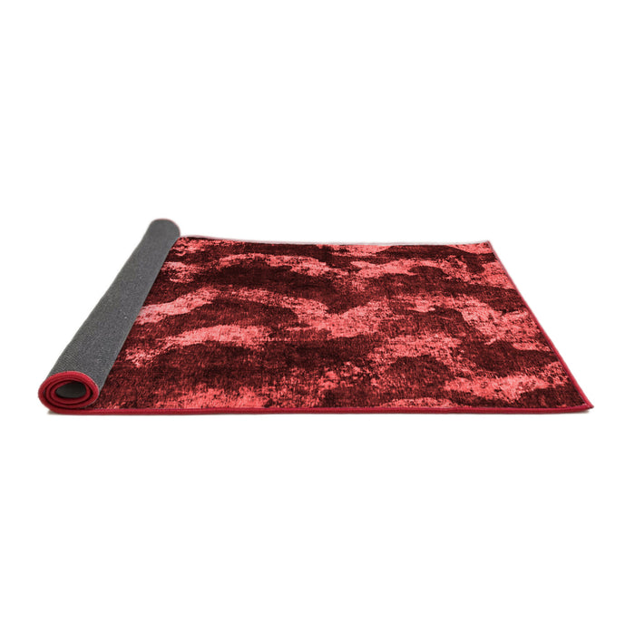 Abstract Red Modern Area Rugs