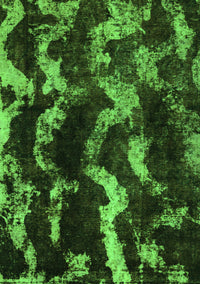 Abstract Green Modern Rug, abs763grn