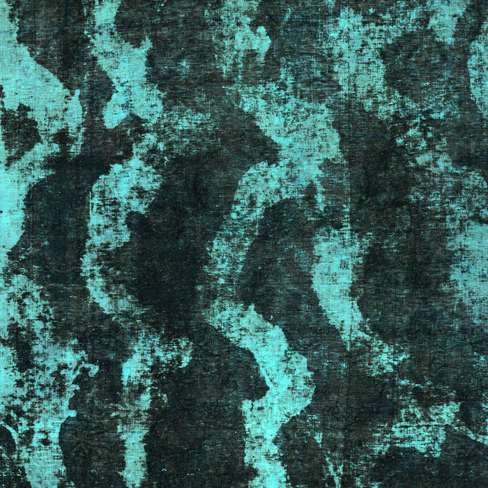 Abstract Turquoise Modern Rug, abs763turq
