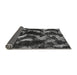 Sideview of Abstract Gray Modern Rug, abs763gry