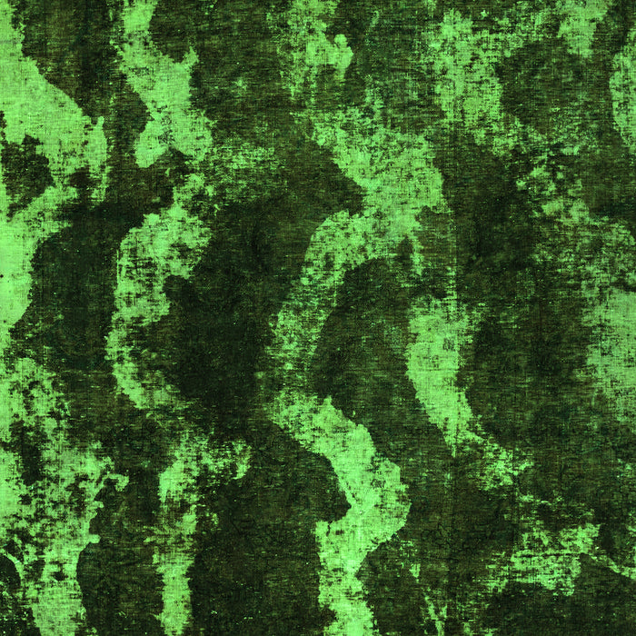 Machine Washable Abstract Green Modern Area Rugs, wshabs763grn