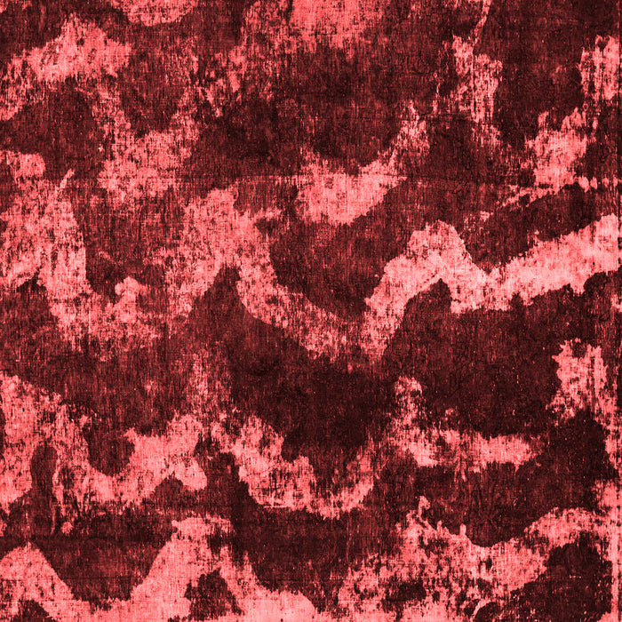 Abstract Red Modern Rug, abs763red