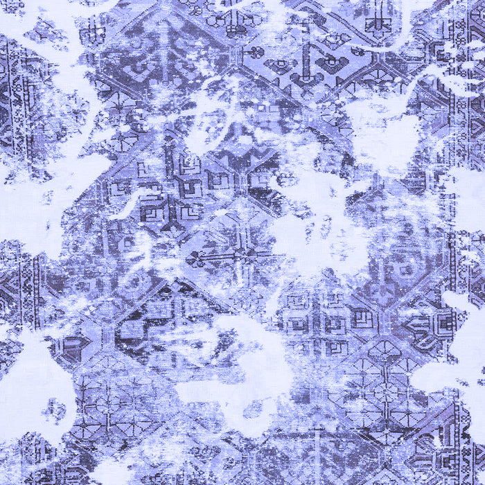 Abstract Blue Modern Rug, abs764blu